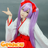 Lucky Star Cosplay Kagami Hiiragi Purple Ponytail Wig