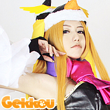 Mawaru Penguindrum Cosplay Himari Takakura Orange Ponytail Wig