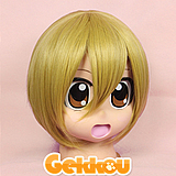 Durarara!! Cosplay Kida Masaomi Gold Straight Wig