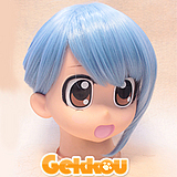 Tiger & Bunny Cosplay Blue Rose Blue Ponytail Wig