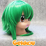 Vocaloid (Megpoid) Cosplay GUMI Green Curly Wig
