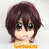 Amnesia Cosplay Shin Brown Curly Wig