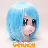 Neon Genesis Evangelion Cosplay Rei Ayanami Blue Straight Wig