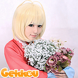 Blue Exorcist Cosplay Moriyama Shiemi Gold Straight Wig