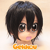 Sekaiichi Hatsukoi Cosplay Takano Masamune Black Straight Wig