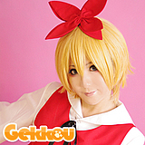 Touhou Project Cosplay Syou Toramaru Gold Straight Wig