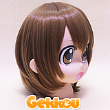 Vocaloid Cosplay Meiko Brown Straight Wig