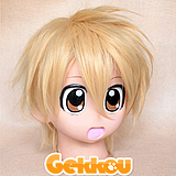 Amnesia Cosplay Toma Gold Straight Wig