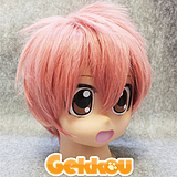 Blue Exorcist Cosplay Renzou Shima Pink Straight Wig
