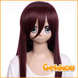 60CM Red and Pink Wigs Nine Color Series