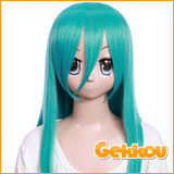 60CM Green Wigs Three Color Series