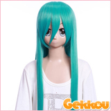 80CM Green Wigs Three Color Series