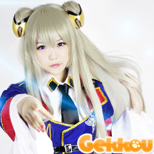 Code Geass Akito the Exiled Cosplay Reila Malkal White Special Style Wig
