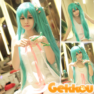 Vocaloid Miku Cosplay Costume The White Dress